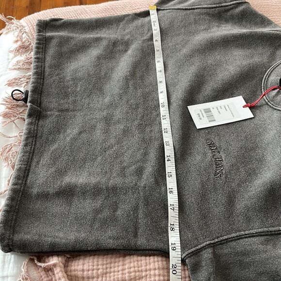 BDG Bubble Hem Sweat Top‎ Dark Gray Size XS - Picture 4 of 9